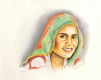 Imtiaz Ali, 14 x 18 Inch, Pointer on Paper, Figurative Painting, AC-IMA-005